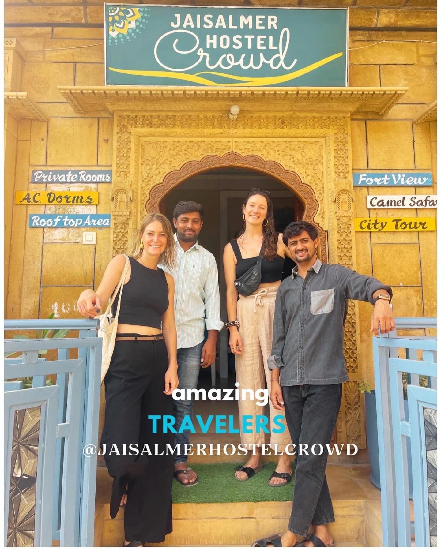 Jaisalmer Hostel Crowd Eksteriør bilde